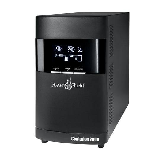 PowerShield Centurion Tower UPS 2000VA/1800W, 10A input, 4 AUS sockets, 10A, C13 x 2, hot-swappab...