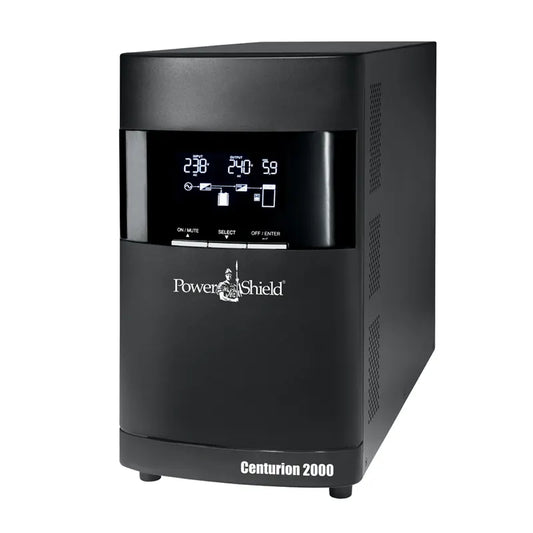 PowerShield Centurion Tower UPS 2000VA/1800W, 10A input, 4 AUS sockets, 10A, C13 x 2, 2-year warr...