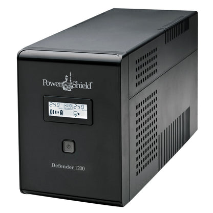 PowerShield Defender 1200VA/720W  UPS, AVR, LCD display, 6 AUS sockets, user-replaceable batterie...