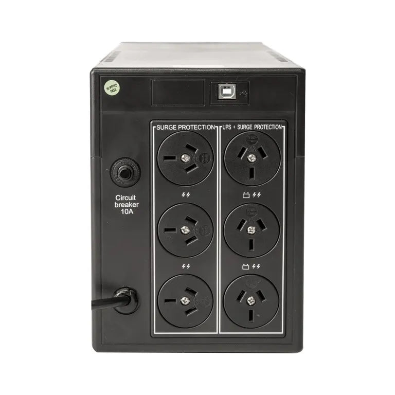 PowerShield Defender 1200VA/720W  UPS, AVR, LCD display, 6 AUS sockets, user-replaceable batterie... - Image 2
