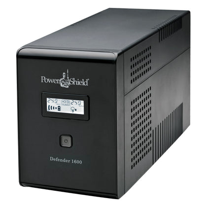 PowerShield Defender 1600VA/960W UPS, AVR, LCD display, 6 AUS sockets, user-replaceable batteries...