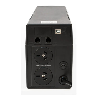 PowerShield Defender 650VA/390W UPS, AVR, LCD display, 2 AU outlets, user-replaceable batteries,... - Image 2