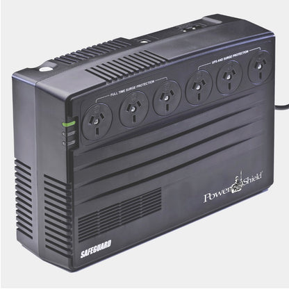 PowerShield SafeGuard 750VA/450W Line Interactive UPS, AVR, surge protection, 6 AUS sockets, wall...