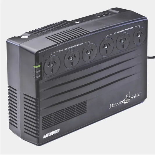 PowerShield SafeGuard 750VA/450W Line Interactive UPS, AVR, surge protection, 6 AUS sockets, wall...