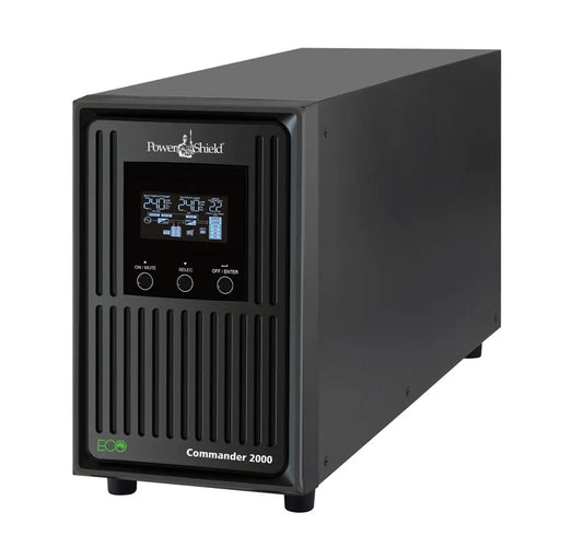 PowerShield Commander 2000VA/1800W - 10Amp, Line Interactive Pure Sine Wave Tower UPS with AVR, 2...