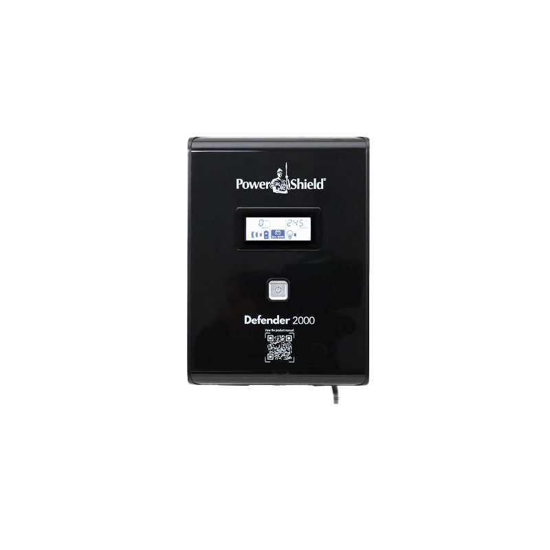 PowerShield Defender 2000VA/1200W UPS, AVR, LCD display, 6 AUS sockets, user-replaceable batterie... - Image 3