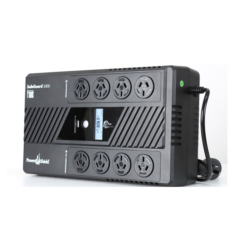 PowerShield SafeGuard 1000VA/600W Line Interactive, Powerboard Style UPS with AVR, 8 AUS sockets,... - Image 3