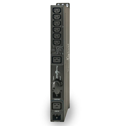 PowerShield Rack Mount Bypass Switch Plus Hot Swap PDU for 3kVA, 1U, 15Amp Input, facilitates safe maintenance procedures