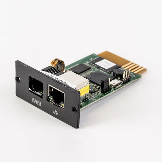 PowerShield Simple Network Management Protocol (SNMP) Comms Card V4 with EMD Port, enhances netwo...