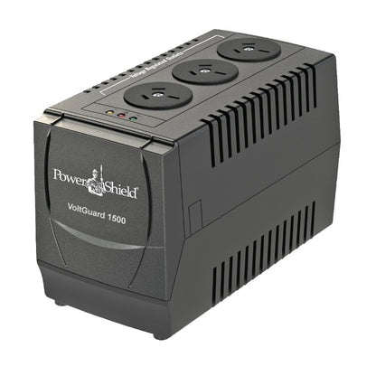 PowerShield VoltGuard 1500VA/750W Voltage Regulator, protects sensitive equipment from voltage fl...