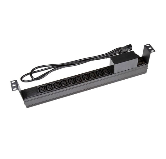 PowerShield Horizontal PDU with IEC C20 Input, 8 x C13, 2 x C19 outlets, provides reliable power...
