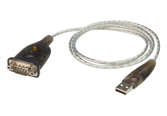 Aten USB to RS232 converter with 1m cable，921.6 Kbps Transfer Rate, Compatible with Windows, Mac,...