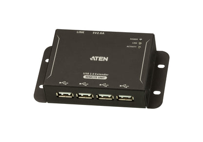 Aten 4-Port USB 2.0 CAT 5 Extender (Up to 50m) - USB, Bluetooth  IEEE - Image 2