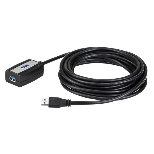 Aten 1 Port USB 3.0 5m Active Extension Cable - USB, Bluetooth  IEEE
