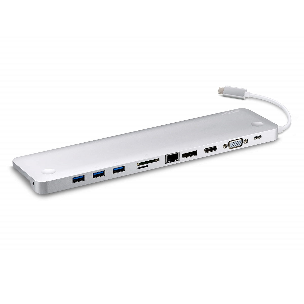 Aten Multiport Mini Dock USB-C, 3x USB 3.1 Gen 1 Ports, USB-C Power Pass through, DP/HDMI/VGA Dis... - Image 2
