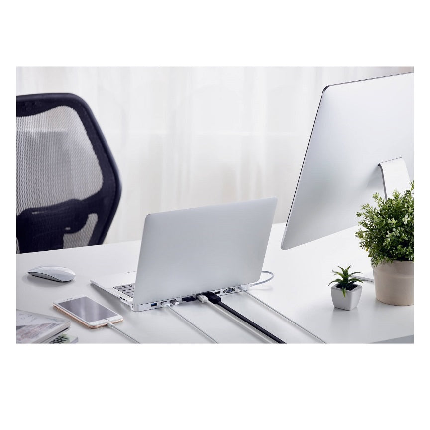 Aten Multiport Mini Dock USB-C, 3x USB 3.1 Gen 1 Ports, USB-C Power Pass through, DP/HDMI/VGA Dis... - Image 3