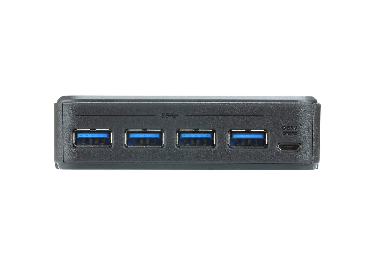 Aten Peripheral Switch 2x4 USB 3.1 Gen1, 2x PC, 4x USB 3.1 Gen1 Ports, Remote Port Selector, Plug... - Image 3