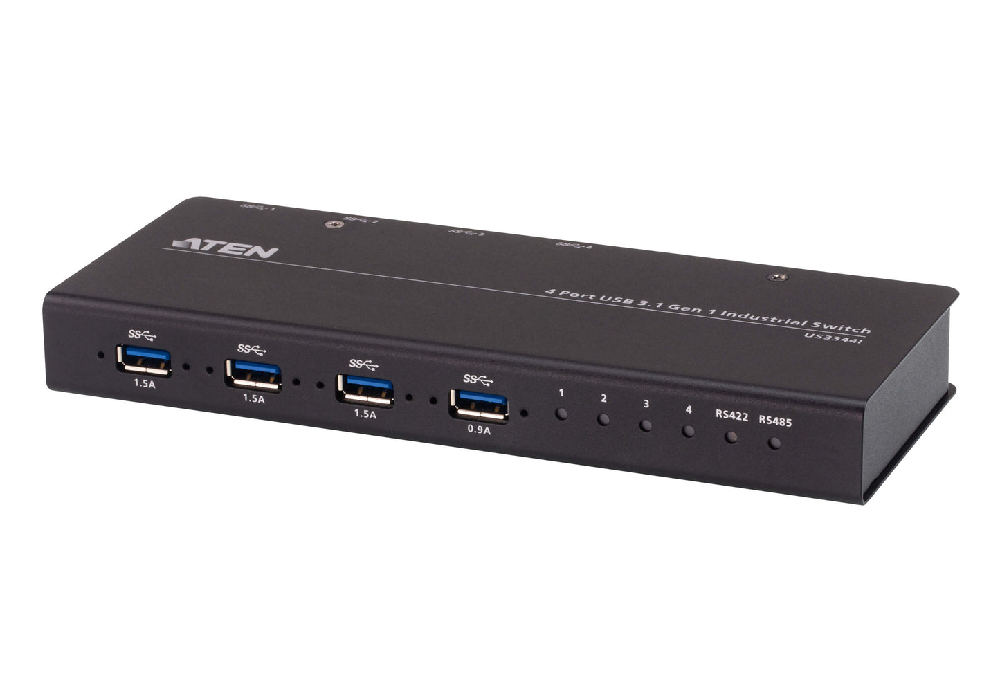 Aten Industrial Peripheral Switch 4x4 USB 3.1 Gen1, 4x Devices, 4x USB 3.1 Gen1 Ports, Remote Por...