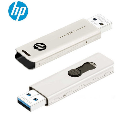 HP X796W 32GB USB 3.1 Type-A 70MB/s Flash Drive Memory Stick Thump Key 0°C to 60°C 5V Capless Pus...