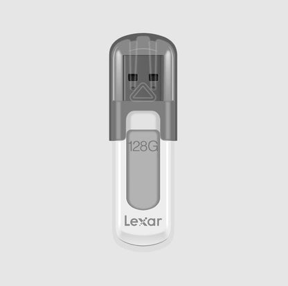 Lexar V100 128GB JumpDrive® USB3.0 Flash Drivee, up to 100MB/s read allows you to quickly and eas...