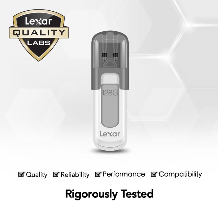 Lexar V100 128GB JumpDrive® USB3.0 Flash Drivee, up to 100MB/s read allows you to quickly and eas... - Image 4