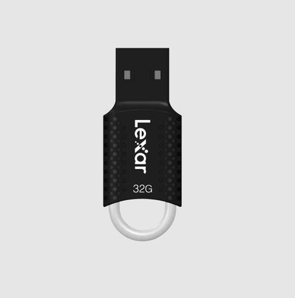 Lexar V40 32GB Lexar® JumpDrive® USB 2.0 Flash Drive Plug-and-Play Design Delivers for both PC an...