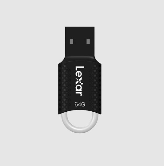 Lexar V40 64GB JumpDrive® USB 2.0 Flash Drive Plug-and-Play Design Delivers for both PC and Mac®...