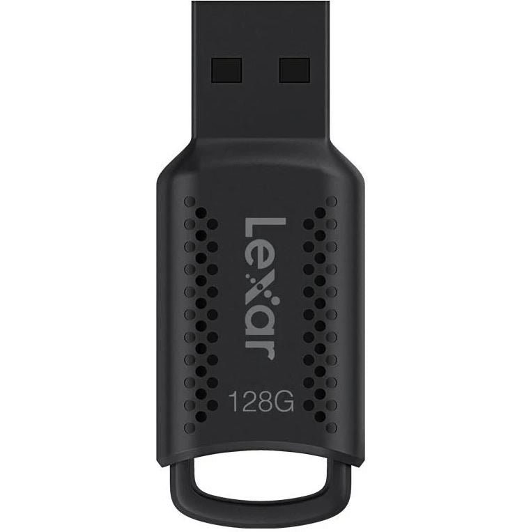Lexar V400 128GB JumpDrive® USB3.2 Flash Drive, up to 100MB/s read, Black,Securely protect files... - Image 2