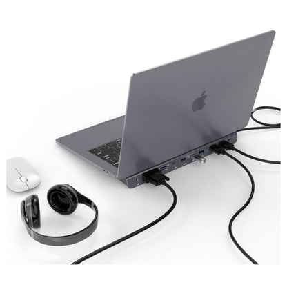 mbeat® Elite Triple Display USB-C Docking Station with 100W Power Delivery 1xHDMI, 1x DisplayPort... - Image 3