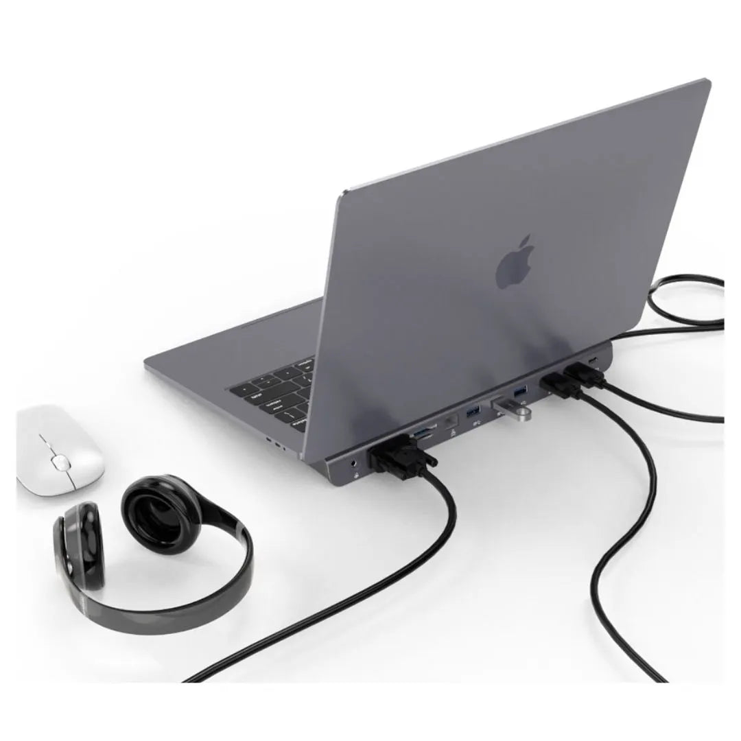 mbeat® Elite Triple Display USB-C Docking Station with 100W Power Delivery 1xHDMI, 1x DisplayPort... - Image 3