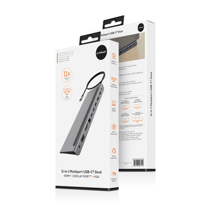 mbeat® Elite Triple Display USB-C Docking Station with 100W Power Delivery 1xHDMI, 1x DisplayPort... - Image 4