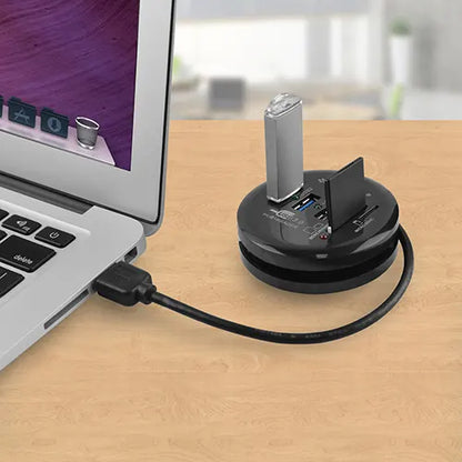(LS) mbeat® Portable USB 3.0 Hub and Card Reader - USB 3.0/2.0, SDXC/SDHC/ MMC/MMC4.0/ RS-MMC/RS... - Image 2