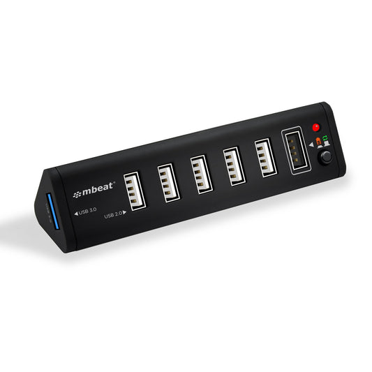 (LS)mbeat® 7-Port USB 3.0  USB 2.0 Hub with 2.1A Smart Charging Function - Data Transfer Rate: US...