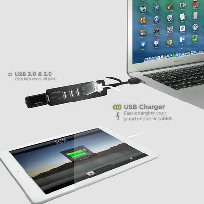 (LS)mbeat® 7-Port USB 3.0  USB 2.0 Hub with 2.1A Smart Charging Function - Data Transfer Rate: US... - Image 4