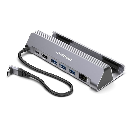 mbeat® USB-C Gaming Dock for Steam Deck  ROG Ally 100W PD pass-through 4K@60Hz (3840 × 2160) Giga...