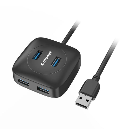 mbeat®  4-Port USB 3.0 Hub - High Speed Data Transfer speed: Up to 5Gbps Compatible with USB 2.0/...