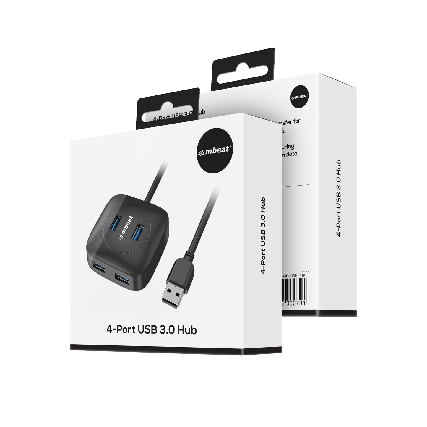 mbeat®  4-Port USB 3.0 Hub - High Speed Data Transfer speed: Up to 5Gbps Compatible with USB 2.0/... - Image 4