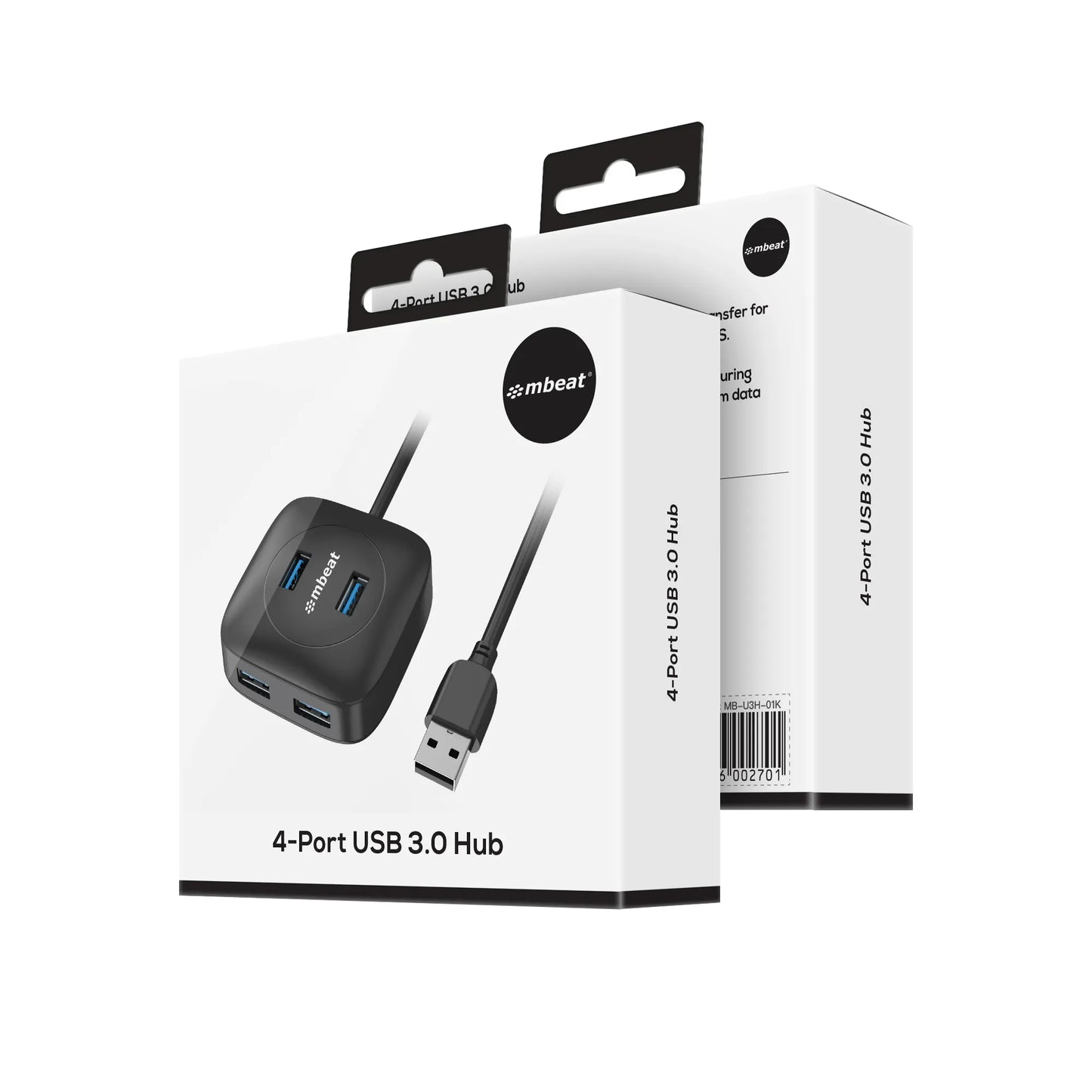 mbeat®  4-Port USB 3.0 Hub - High Speed Data Transfer speed: Up to 5Gbps Compatible with USB 2.0/... - Image 4