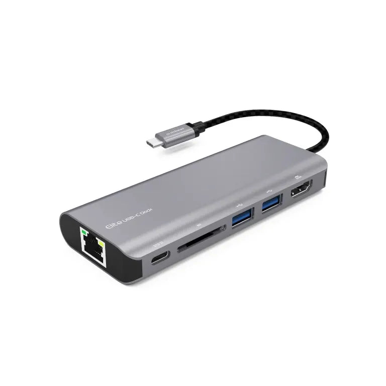 (LS) mbeat® Elite USB Type-C Multifunction Dock - USB-C/4k HDMI/LAN/Card Reader/Aluminum Casing/C...