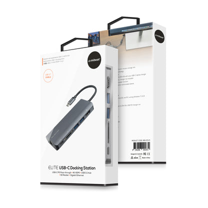 mbeat® Elite USB Type-C Multifunction Dock - USB-C/4k HDMI/LAN/Card Reader/Aluminum Casing/Compat... - Image 4