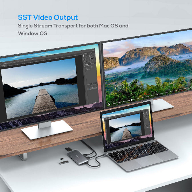 mbeat®  Elite X11 Dual Display Docking Station - 2x 4K HDMI, 1xUSB-C Power Delivery 100W, 3xUSB 3... - Image 3