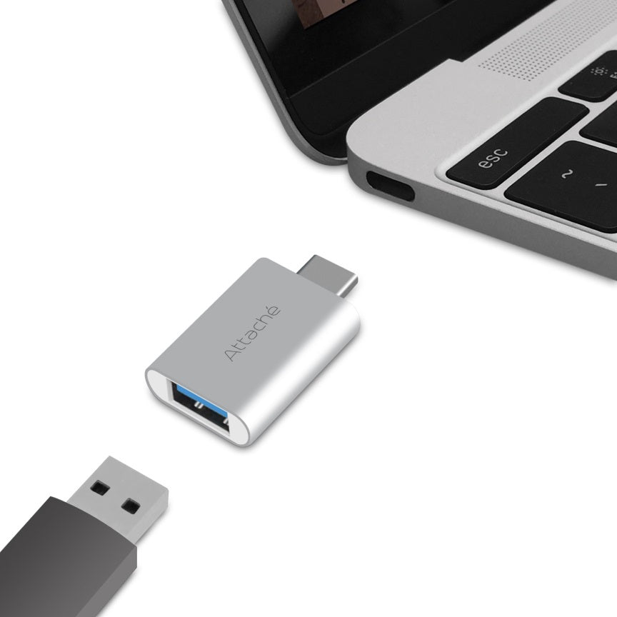 mbeat®  Attach USB Type-C To USB 3.1 Adapter - Type C Male to USB 3.1 A Female - Support Apple Ma... - Image 2