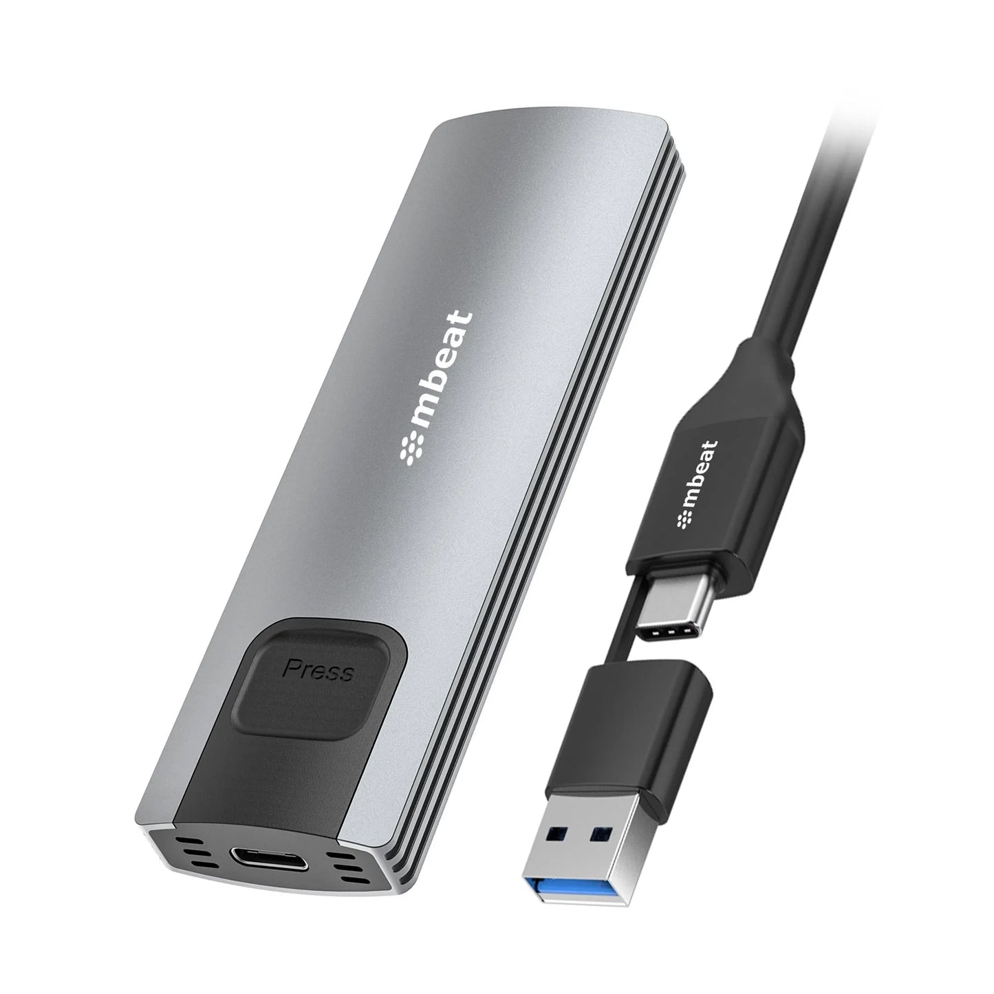 mbeat® 10Gbps M.2 NVMe SATA SSD Enclosure  Easily install  Versatile Storage Options up to 4TB US...