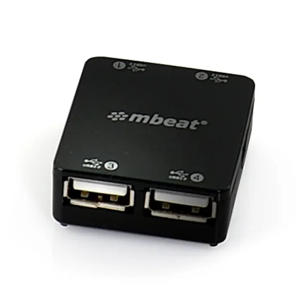(LS)mbeat® 4 Port USB 2.0 Hub - USB 2.0 Plug and Play/ High Speed Interface/ Ideal for Notbook/PC...