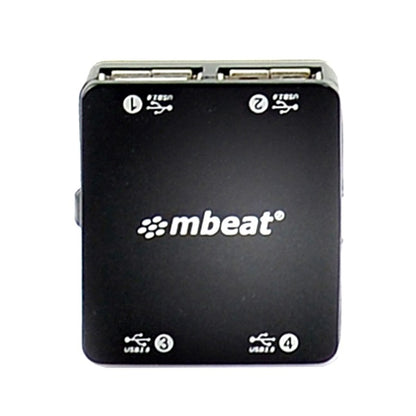 mbeat® 4 Port USB 2.0 Hub - USB 2.0 Plug and Play/ High Speed Interface/ Ideal for Notbook/PC/MAC users USB 2.0 Speed up to 480Mbps Weight: 22g