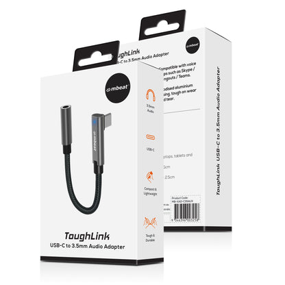 (LS)mbeat® Elite USB-C to 3.5mm Audio Adapter - Add Headphone Audio Jack to USB-C Computers, Laptops, Notebooks, Tablets, Smartphones -  Space Grey