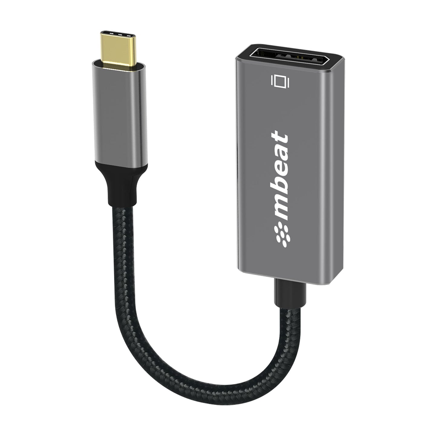 mbeat® Elite USB-C to Display Port Adapter  -Converts USB-C to DisplayPort female port, 4K@60Hz (...