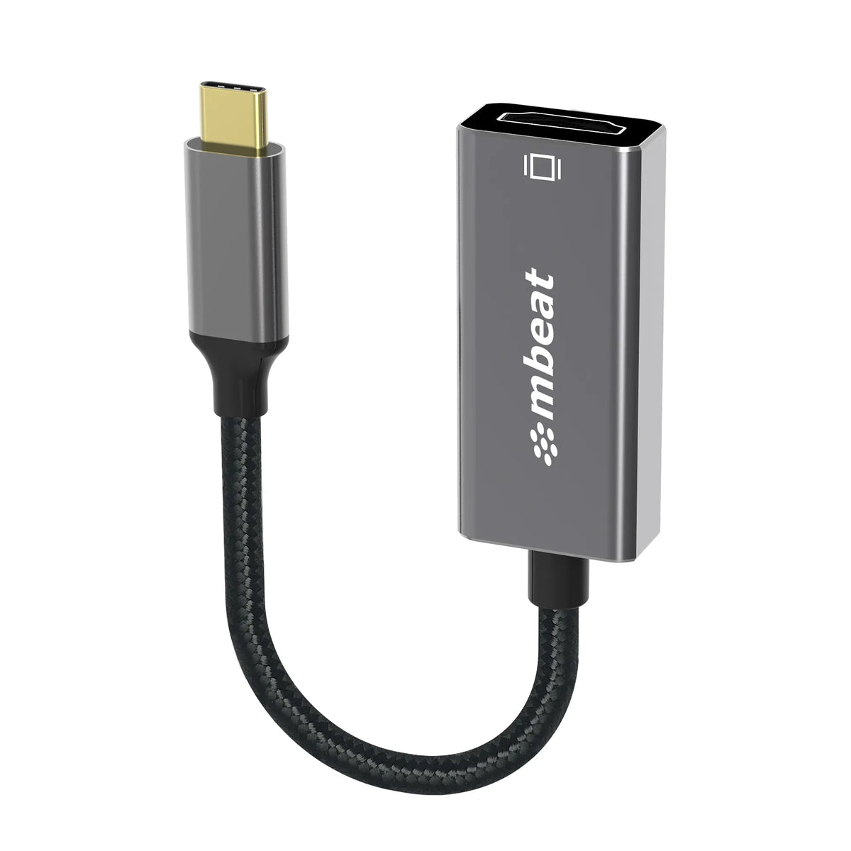 mbeat® Elite USB-C to HDMI Adapter - Converts USB-C  to HDMI Female Port, Supports 4K@60Hz (3840×...
