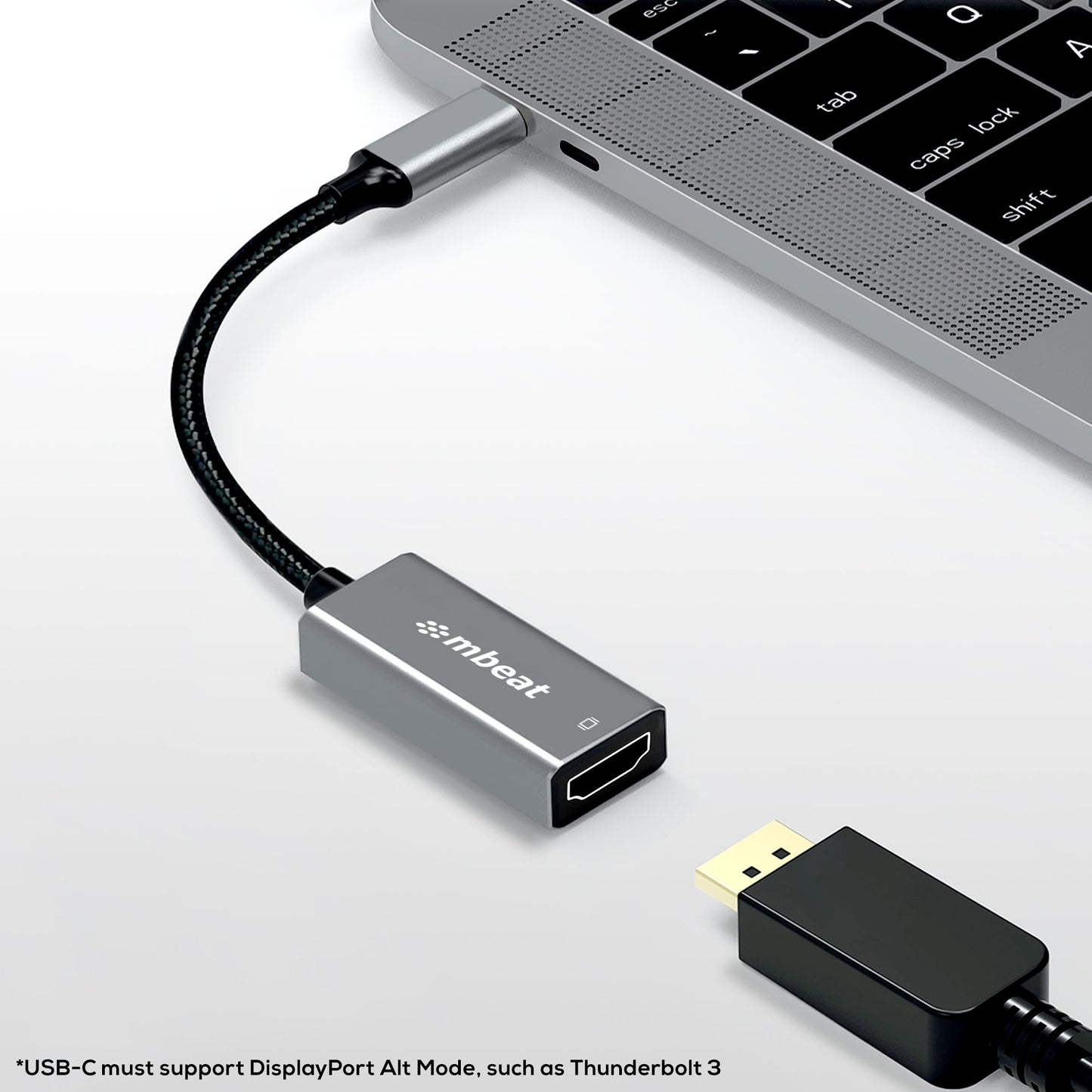 mbeat® Elite USB-C to HDMI Adapter - Converts USB-C  to HDMI Female Port, Supports 4K@60Hz (3840×... - Image 3