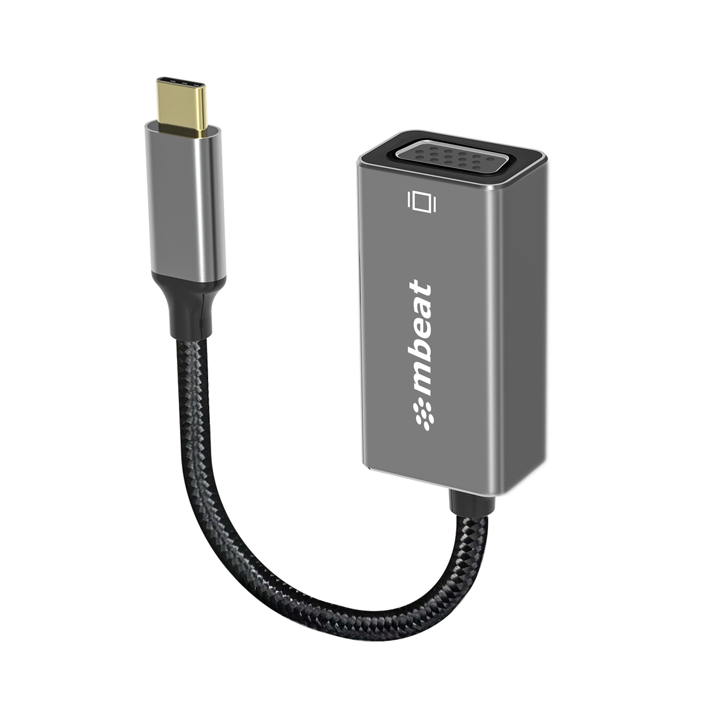 mbeat® Elite USB-C to VGA Adapter - Coverts USB-C to VGA Female Port,  Supports up to1920×1080@60...